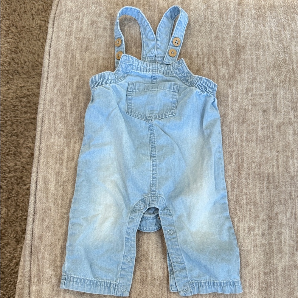 Cat & Jack Denim Blue Kids Overalls